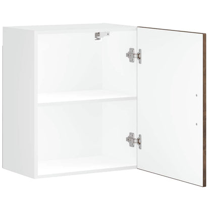 vidaXL Kitchen Wall Cabinet "Porto" Smoked Oak Engineered Wood