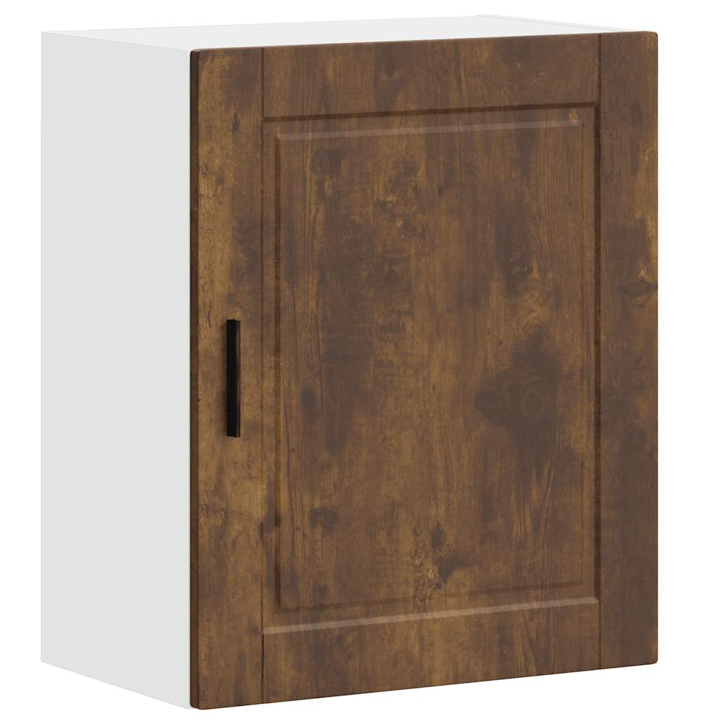 vidaXL Kitchen Wall Cabinets 2 pcs "Porto" Smoked Oak Engineered Wood