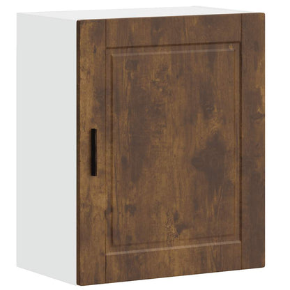 vidaXL Kitchen Wall Cabinets 2 pcs "Porto" Smoked Oak Engineered Wood