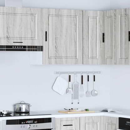 vidaXL Kitchen Wall Cabinet "Porto" Grey Sonoma Engineered Wood