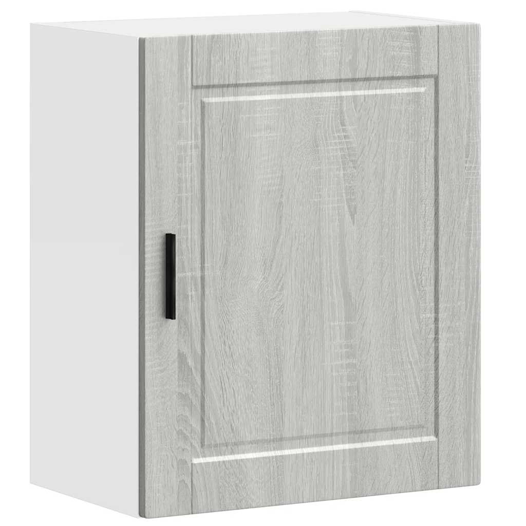 vidaXL Kitchen Wall Cabinets 2 pcs "Porto" Grey Sonoma Engineered Wood