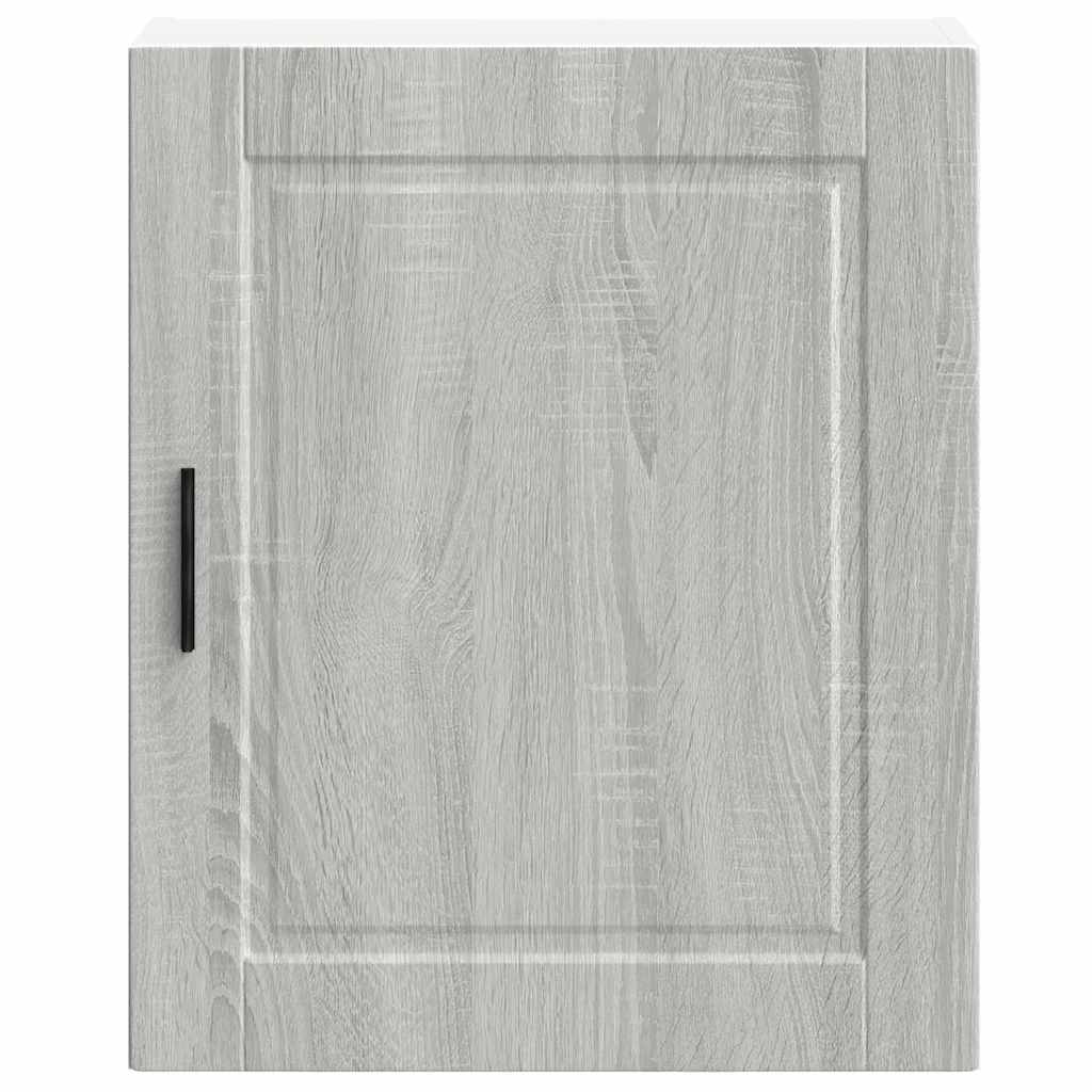 vidaXL Kitchen Wall Cabinets 2 pcs "Porto" Grey Sonoma Engineered Wood