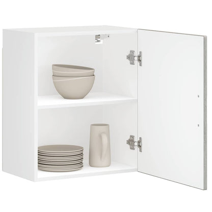 vidaXL Kitchen Wall Cabinets 2 pcs "Porto" Grey Sonoma Engineered Wood