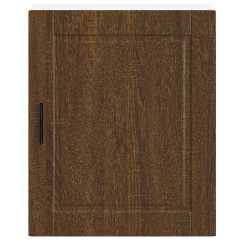 vidaXL Kitchen Wall Cabinets 2 pcs "Porto" Brown Oak Engineered Wood