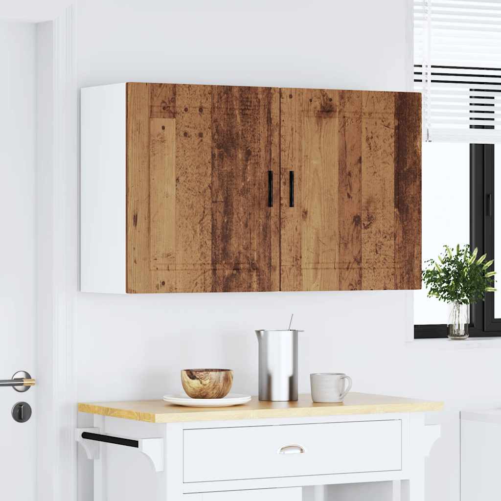 vidaXL Kitchen Wall Cabinets 2 pcs "Porto" Old Wood Engineered Wood