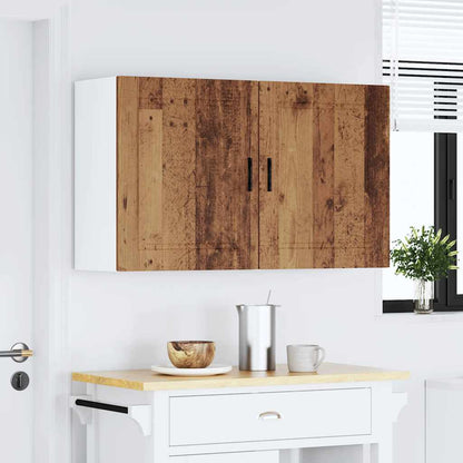 vidaXL Kitchen Wall Cabinets 2 pcs "Porto" Old Wood Engineered Wood