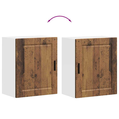 vidaXL Kitchen Wall Cabinets 2 pcs "Porto" Old Wood Engineered Wood