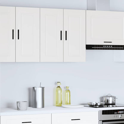 vidaXL Kitchen Wall Cabinet "Porto" White Engineered Wood