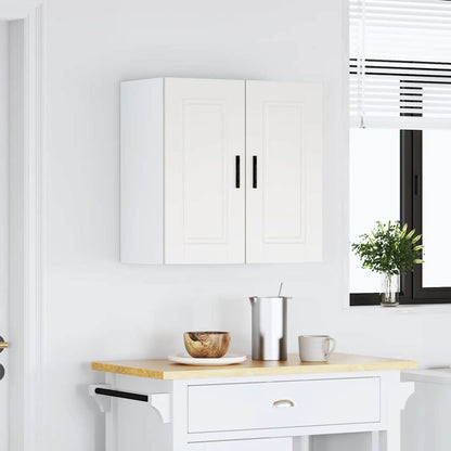vidaXL Kitchen Wall Cabinet "Porto" White Engineered Wood