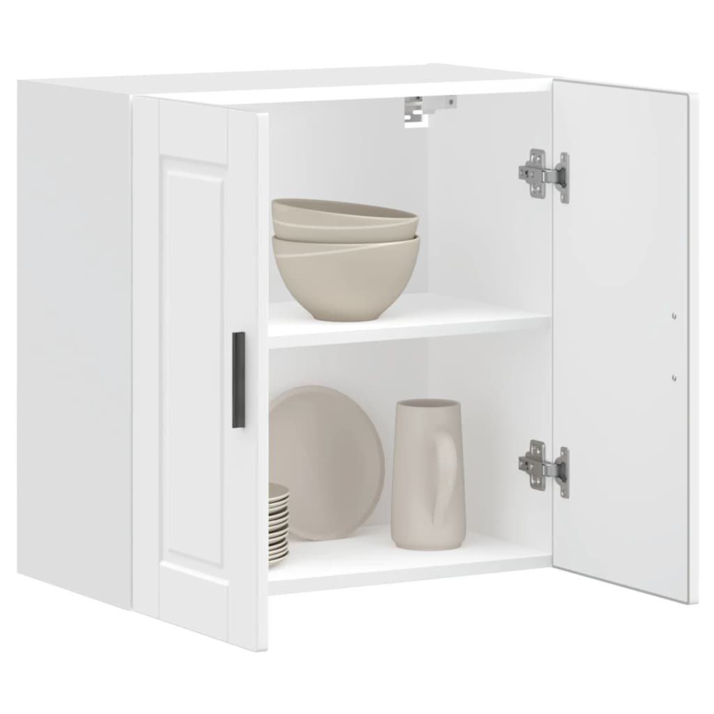vidaXL Kitchen Wall Cabinet "Porto" White Engineered Wood