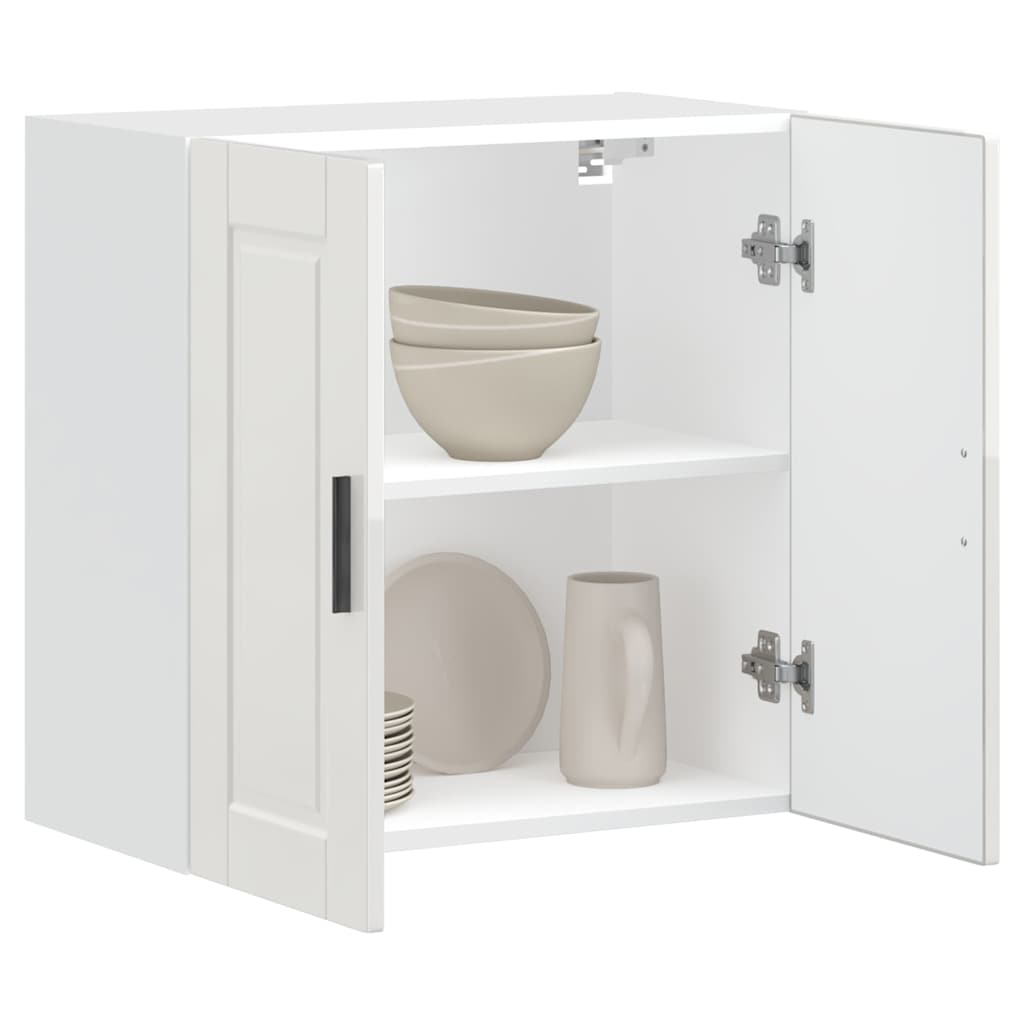 vidaXL Kitchen Wall Cabinet Porto High Gloss White Engineered Wood