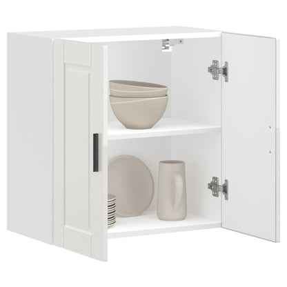 vidaXL Kitchen Wall Cabinet Porto High Gloss White Engineered Wood