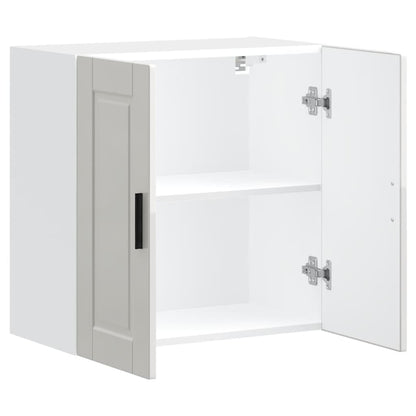 vidaXL Kitchen Wall Cabinet Porto High Gloss White Engineered Wood