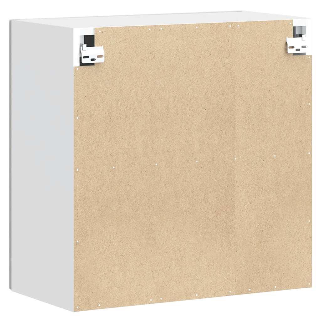 vidaXL Kitchen Wall Cabinet Porto High Gloss White Engineered Wood