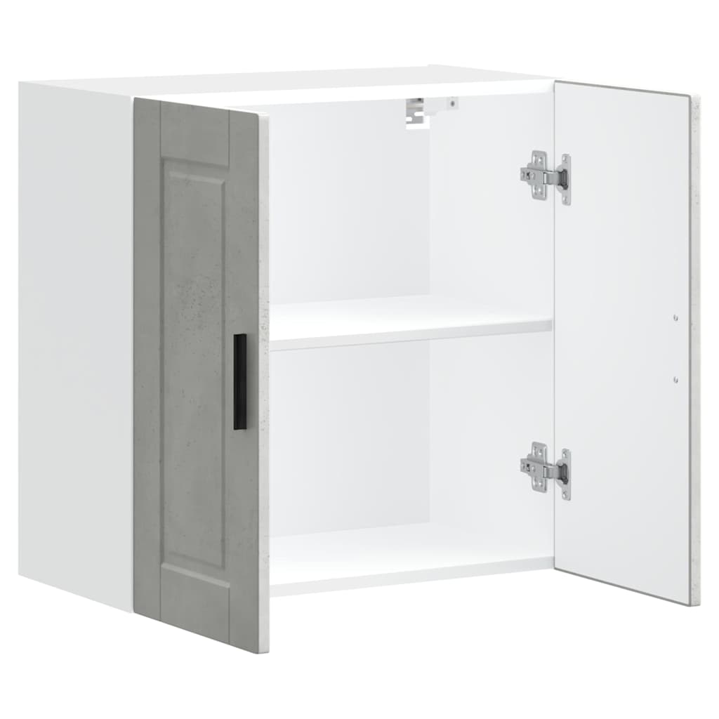 vidaXL Kitchen Wall Cabinet Porto Concrete Grey Engineered Wood