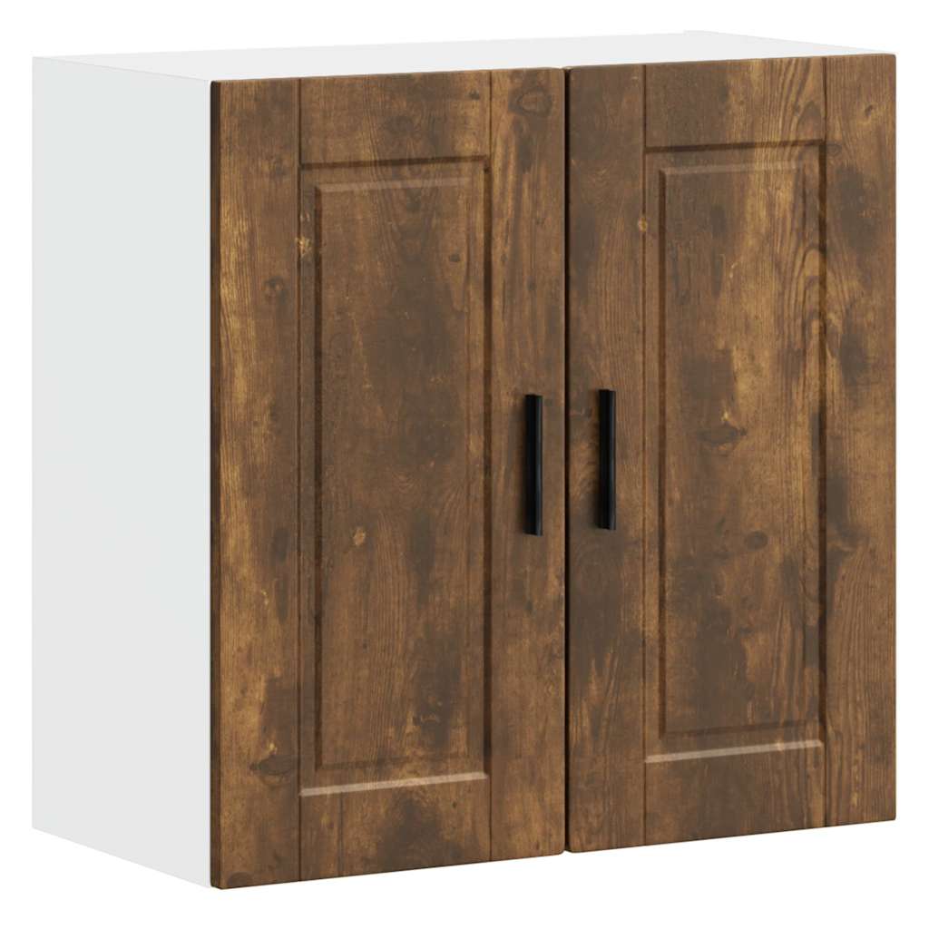 vidaXL Kitchen Wall Cabinet "Porto" Smoked Oak Engineered Wood