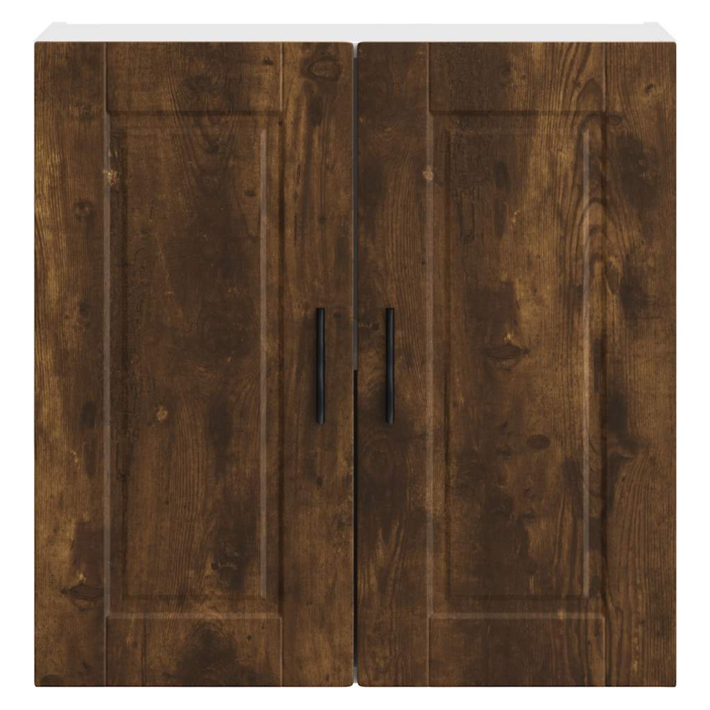 vidaXL Kitchen Wall Cabinet "Porto" Smoked Oak Engineered Wood
