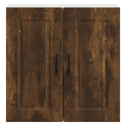 vidaXL Kitchen Wall Cabinet "Porto" Smoked Oak Engineered Wood