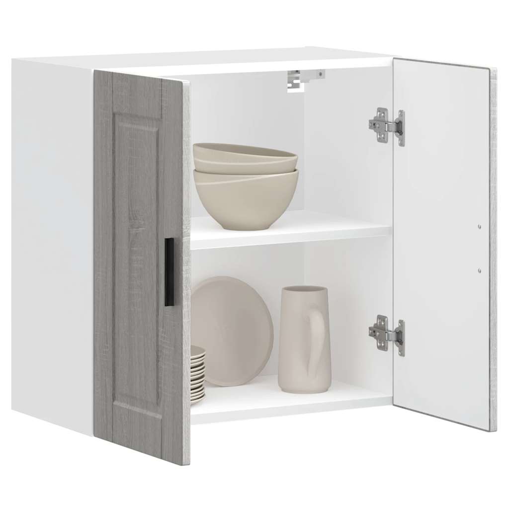 vidaXL Kitchen Wall Cabinet Porto Grey Sonoma Engineered Wood