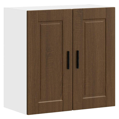 vidaXL Kitchen Wall Cabinet "Porto" Brown Oak Engineered Wood