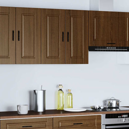 vidaXL Kitchen Wall Cabinet "Porto" Brown Oak Engineered Wood