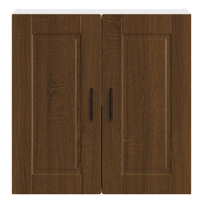 vidaXL Kitchen Wall Cabinet "Porto" Brown Oak Engineered Wood