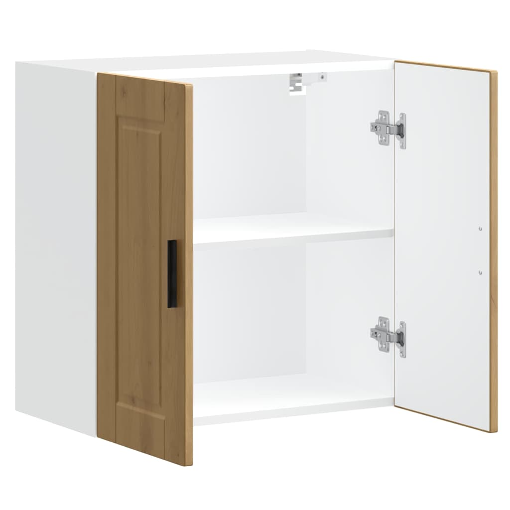 vidaXL Kitchen Wall Cabinet Porto Artisan Oak Engineered Wood