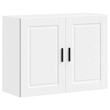 vidaXL Kitchen Wall Cabinet "Porto" White Engineered Wood