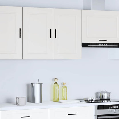 vidaXL Kitchen Wall Cabinet "Porto" White Engineered Wood