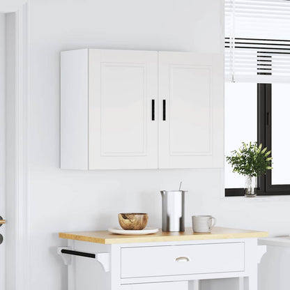 vidaXL Kitchen Wall Cabinet "Porto" White Engineered Wood