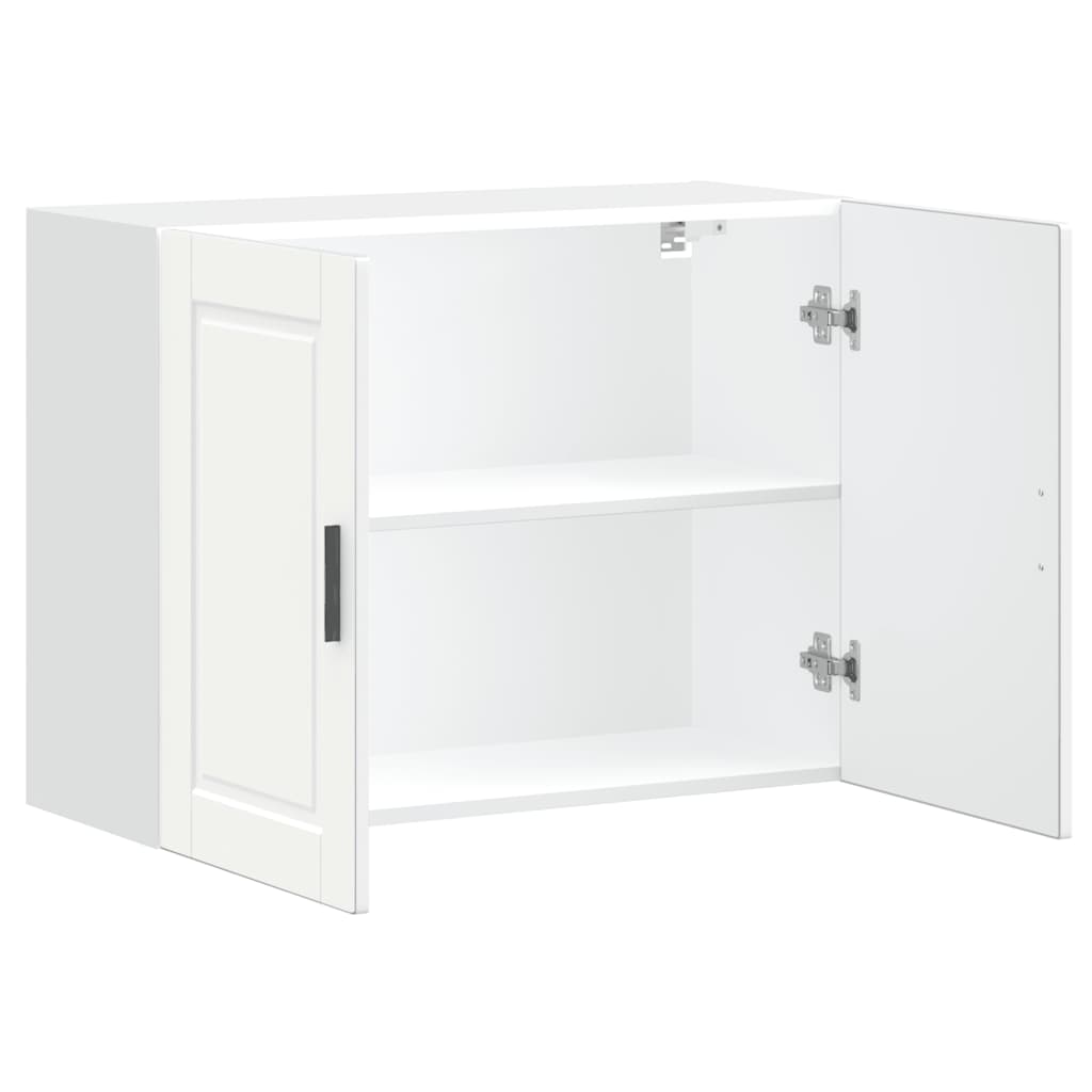vidaXL Kitchen Wall Cabinet "Porto" White Engineered Wood
