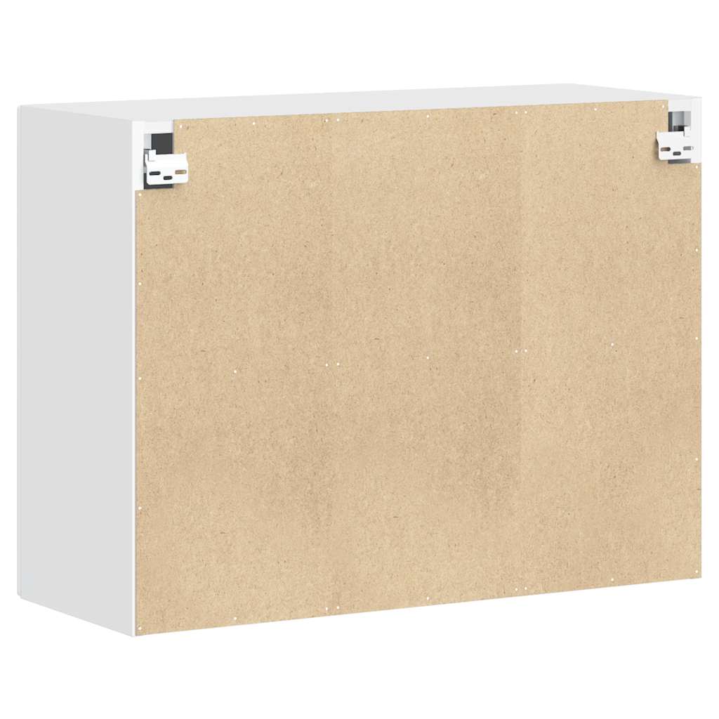 vidaXL Kitchen Wall Cabinet "Porto" White Engineered Wood