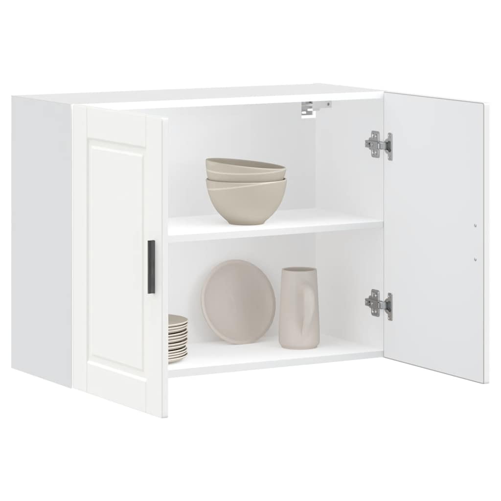 vidaXL Kitchen Wall Cabinet "Porto" White Engineered Wood