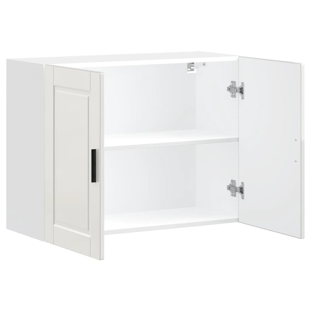 vidaXL Kitchen Wall Cabinet Porto High Gloss White Engineered Wood