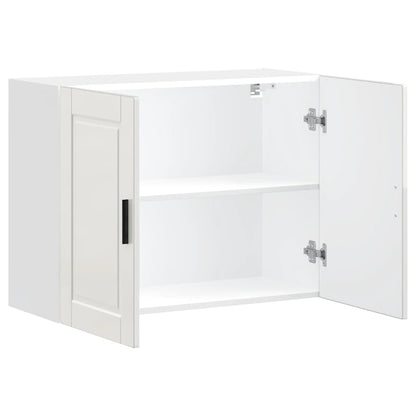 vidaXL Kitchen Wall Cabinet Porto High Gloss White Engineered Wood