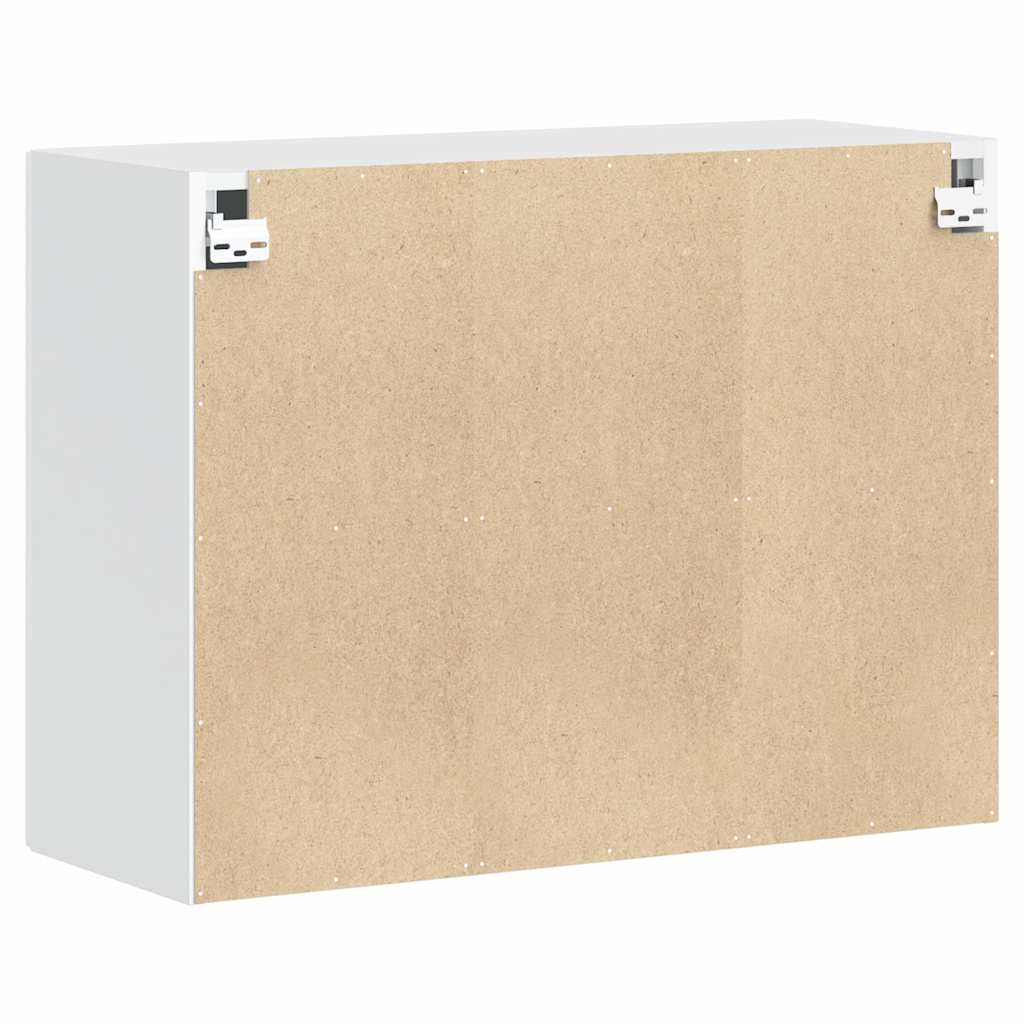 vidaXL Kitchen Wall Cabinet Porto High Gloss White Engineered Wood
