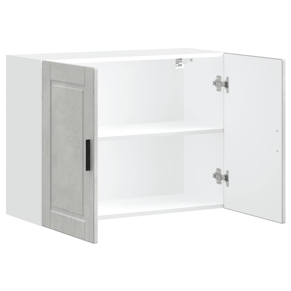 vidaXL Kitchen Wall Cabinet Porto Concrete Grey Engineered Wood