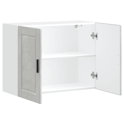 vidaXL Kitchen Wall Cabinet Porto Concrete Grey Engineered Wood