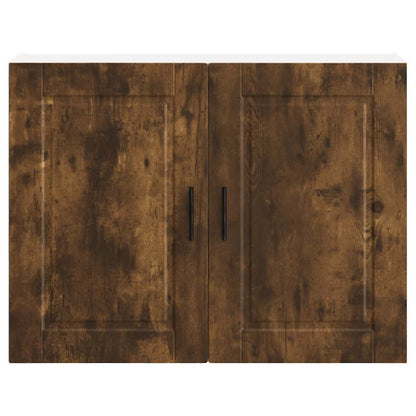 vidaXL Kitchen Wall Cabinet "Porto" Smoked Oak Engineered Wood