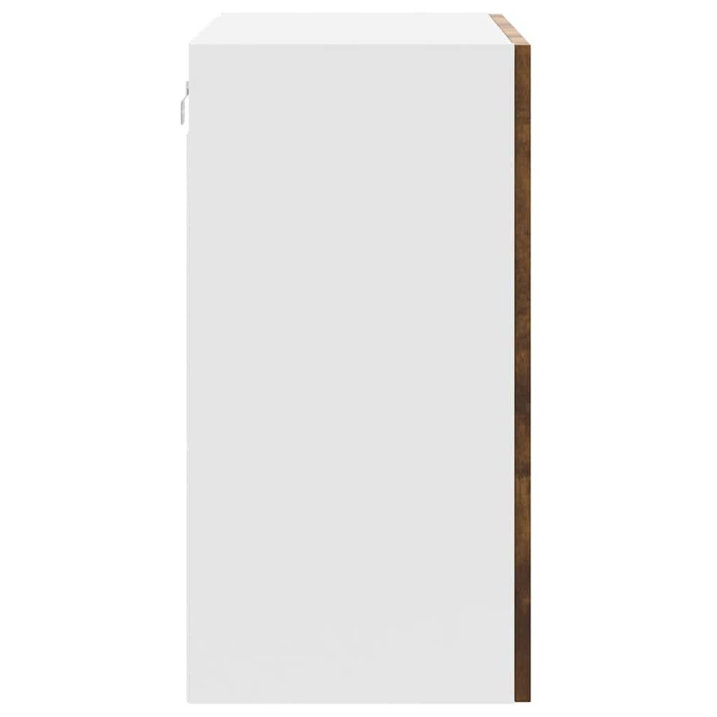 vidaXL Kitchen Wall Cabinet "Porto" Smoked Oak Engineered Wood