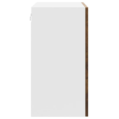 vidaXL Kitchen Wall Cabinet "Porto" Smoked Oak Engineered Wood