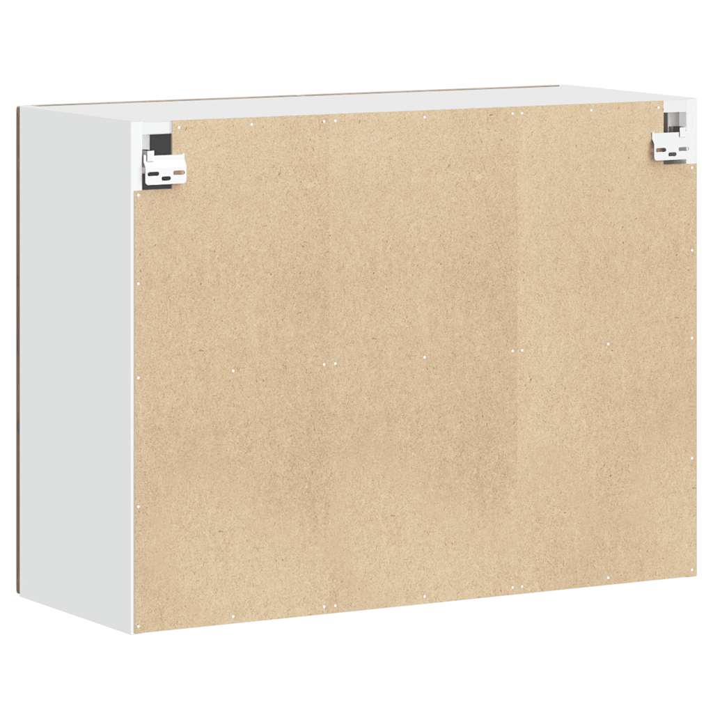 vidaXL Kitchen Wall Cabinet "Porto" Smoked Oak Engineered Wood