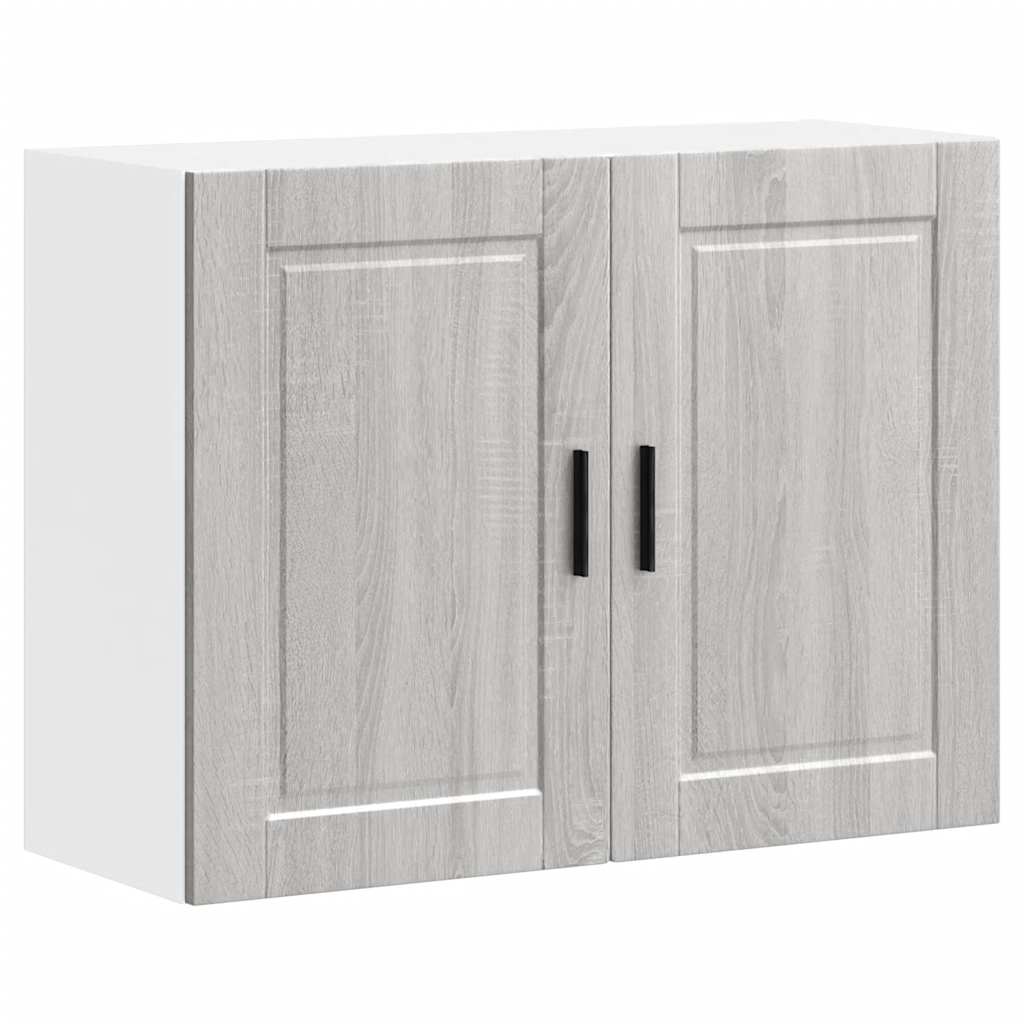 vidaXL Kitchen Wall Cabinet "Porto" Grey Sonoma Engineered Wood