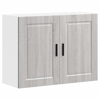 vidaXL Kitchen Wall Cabinet "Porto" Grey Sonoma Engineered Wood