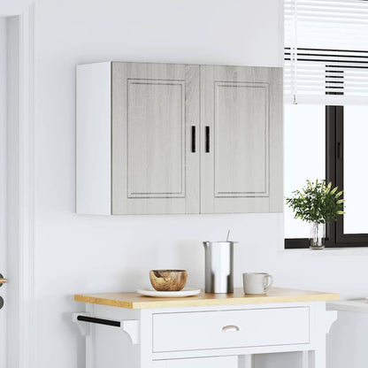 vidaXL Kitchen Wall Cabinet "Porto" Grey Sonoma Engineered Wood
