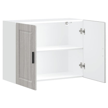 vidaXL Kitchen Wall Cabinet "Porto" Grey Sonoma Engineered Wood