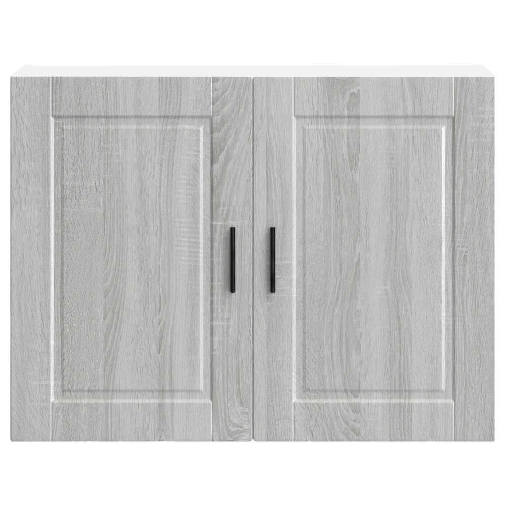 vidaXL Kitchen Wall Cabinet "Porto" Grey Sonoma Engineered Wood