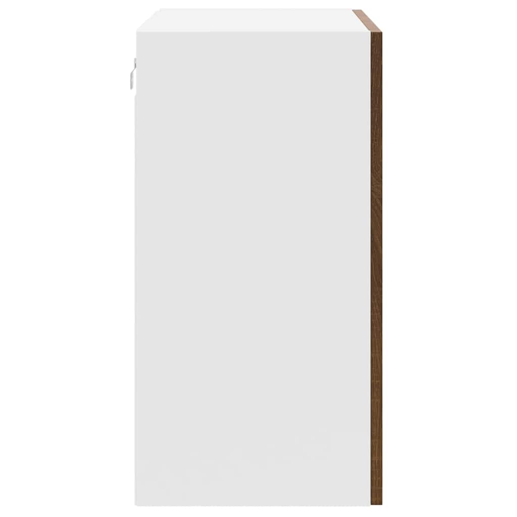 vidaXL Kitchen Wall Cabinet "Porto" Brown Oak Engineered Wood