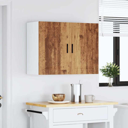 vidaXL Kitchen Wall Cabinet "Porto" Old Wood Engineered Wood