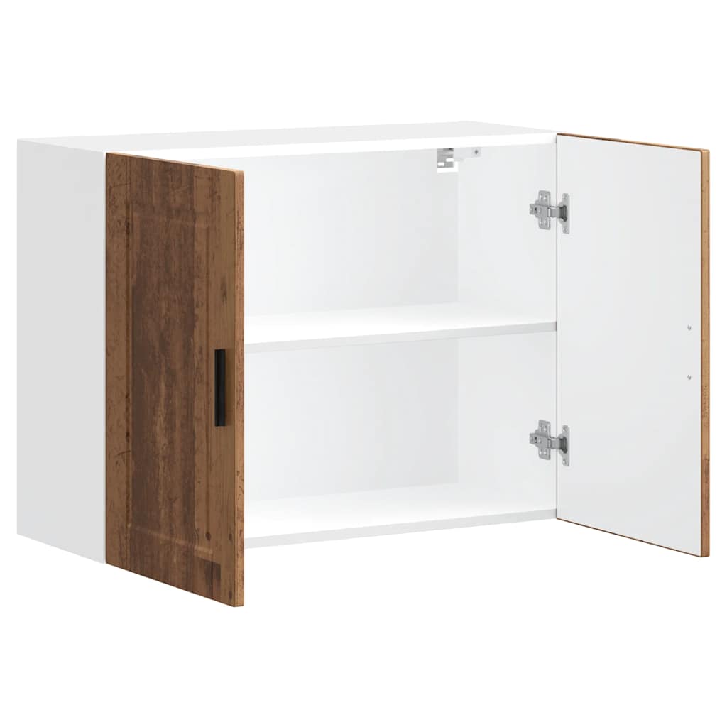 vidaXL Kitchen Wall Cabinet "Porto" Old Wood Engineered Wood